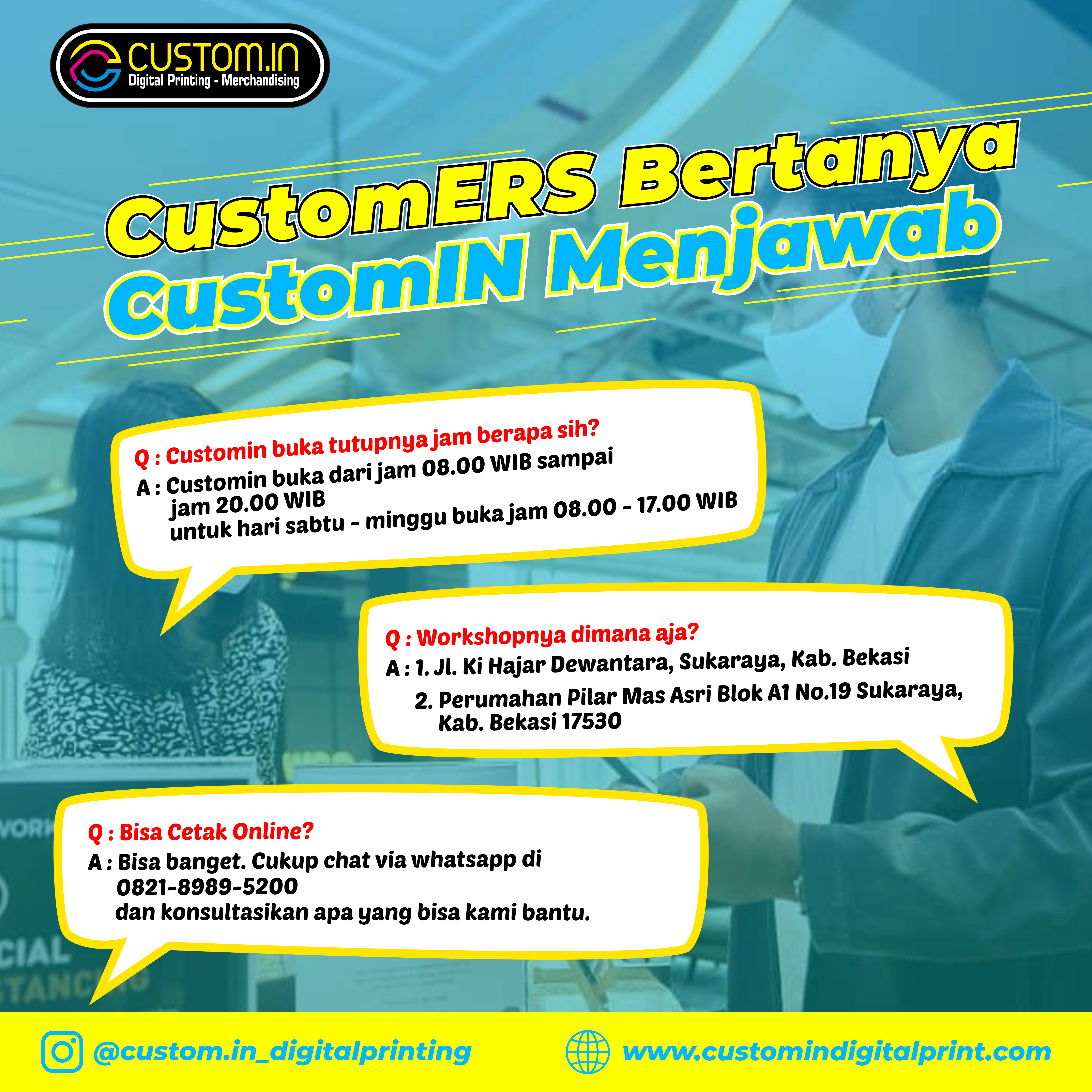 qna customin digital printing dan merchandising